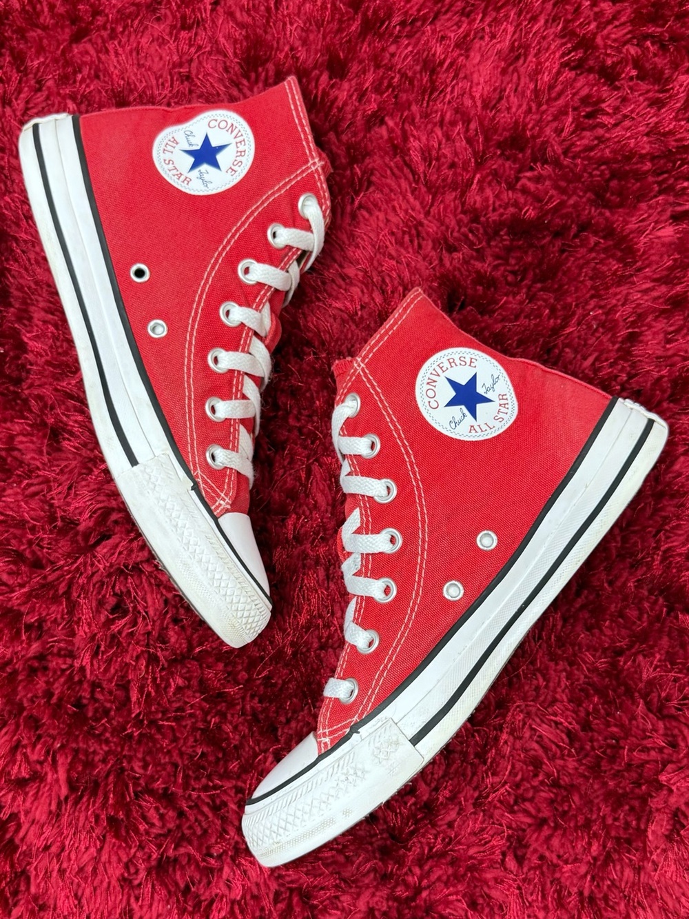 Converse Chuck Taylor All Stars Red Men’s 5 Women’s 7 M9621 High Top Gym